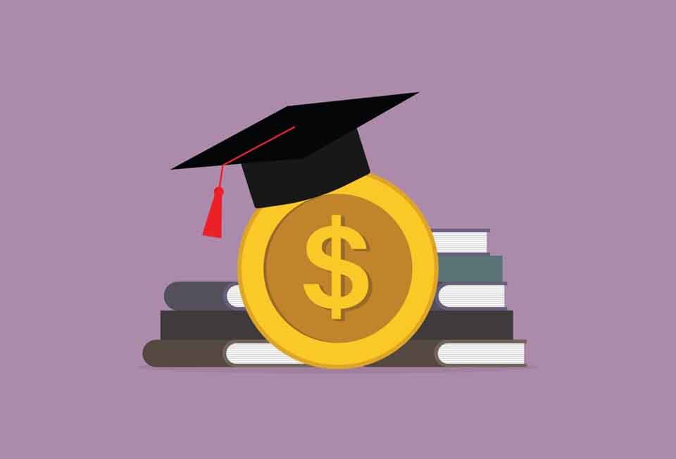 Education - Budget - Loans. Concept art