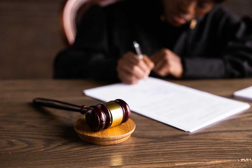 Judge in Oregon Courtroom
