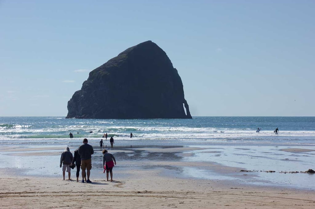Haystack Rock in Oregon