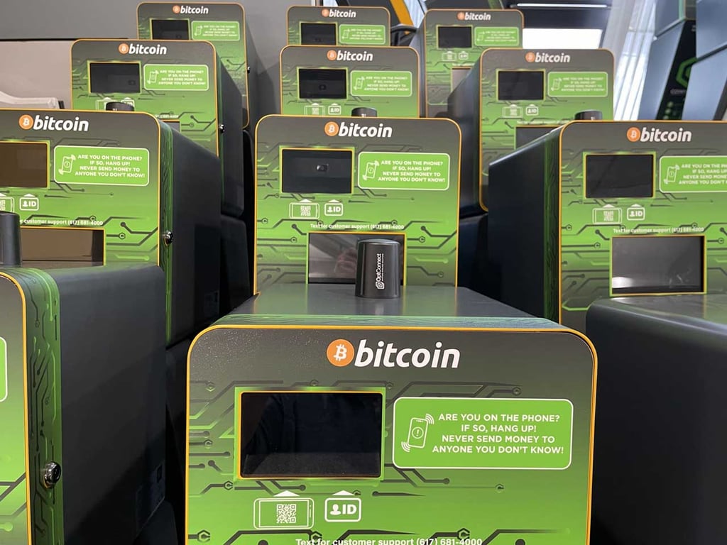Cryptocurrency kiosks