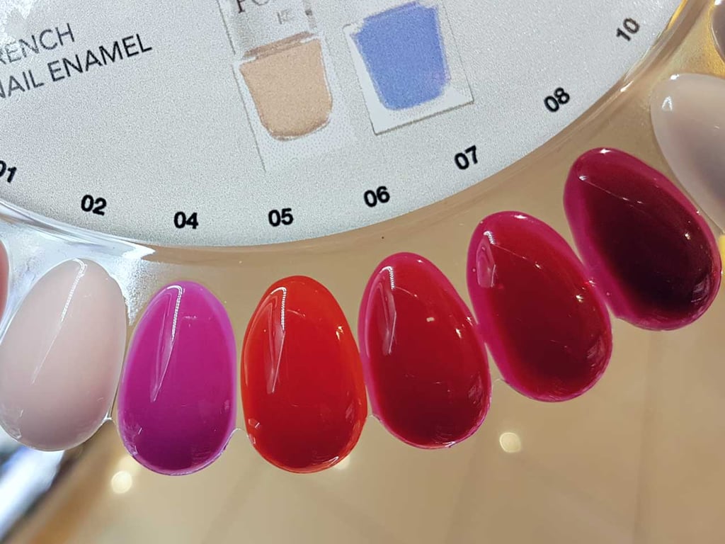 colour palette for nail polish