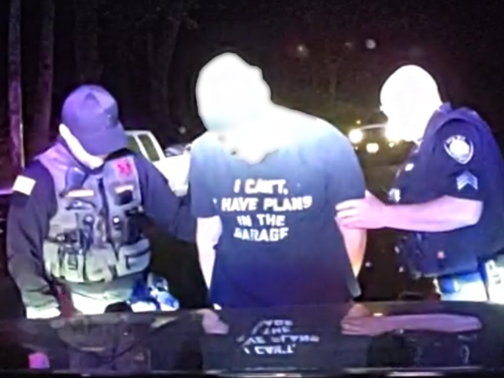 Two deputies arrest a suspect in the Happy Valley funeral-home burglary investigation