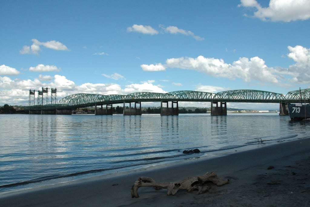 Interstate Bridge crossing the Columbia River