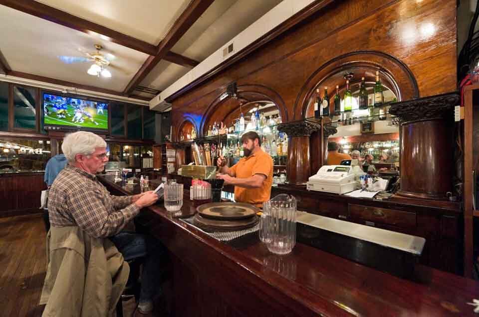 traditional bar in downtown Ashland