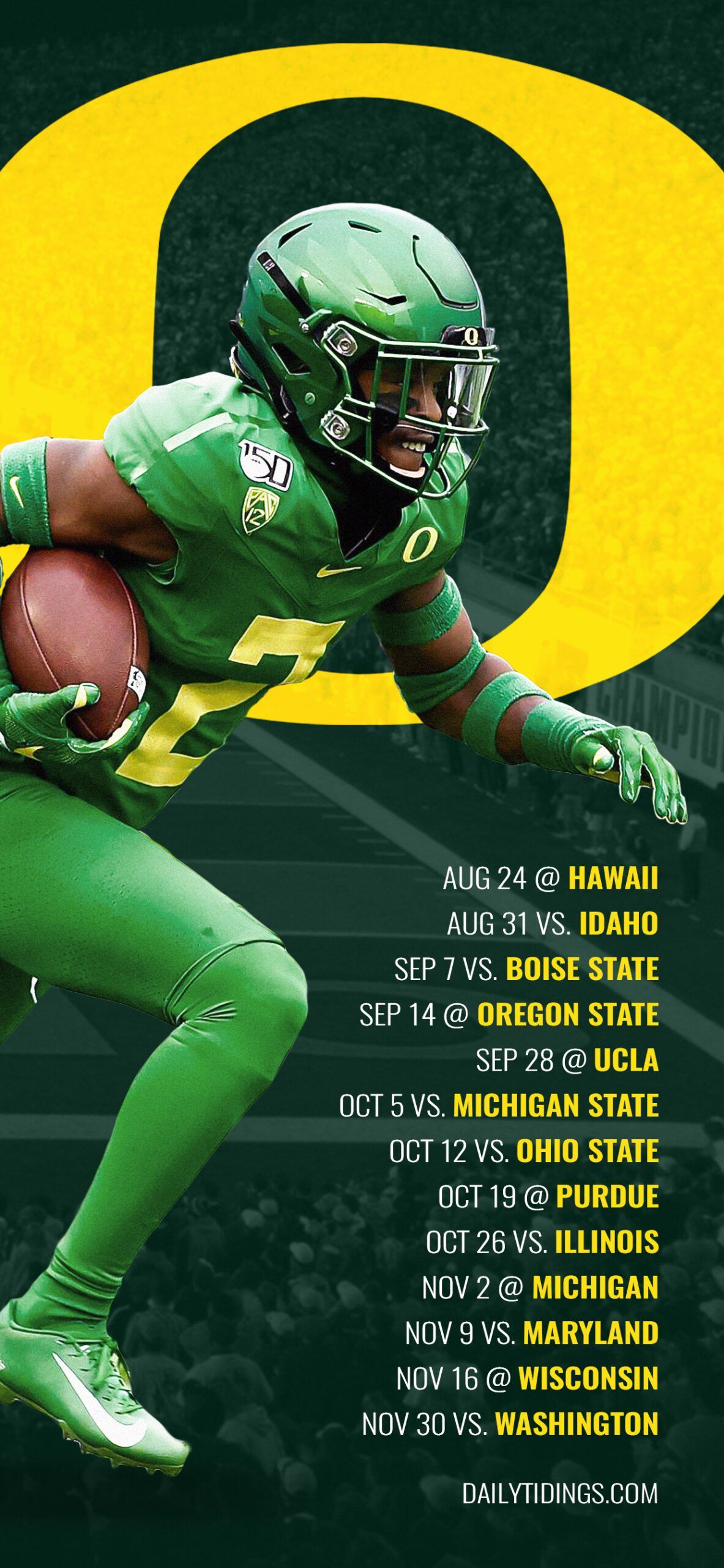 Oregon ducks schedule discount