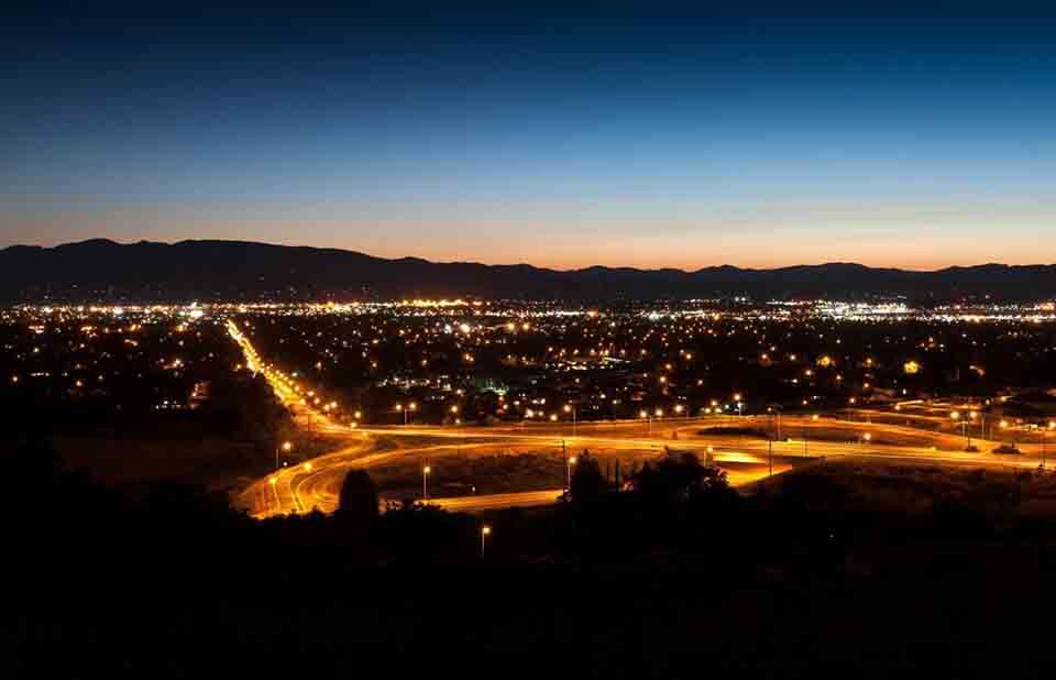 Medford Oregon at Night