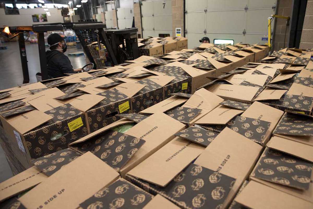 Cans of food Portland Oregon