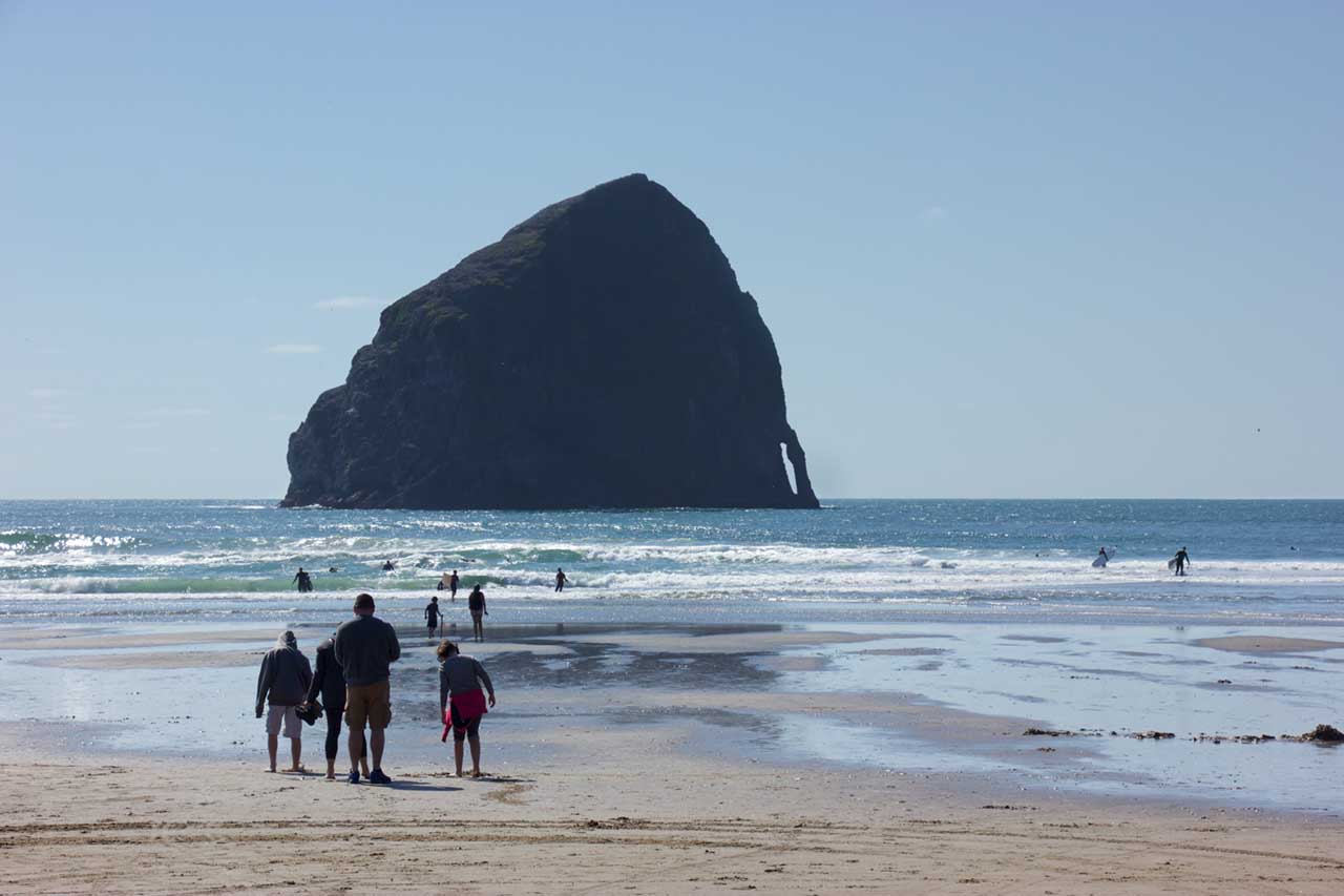 Haystack Rock in Oregon