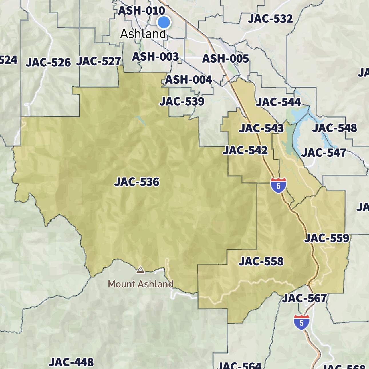Jackson county wildfire evacuation orders