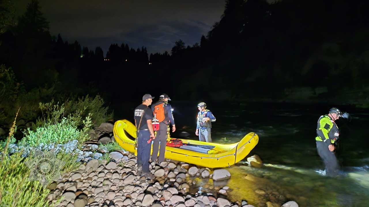 Stranded family in Oregon wilderness