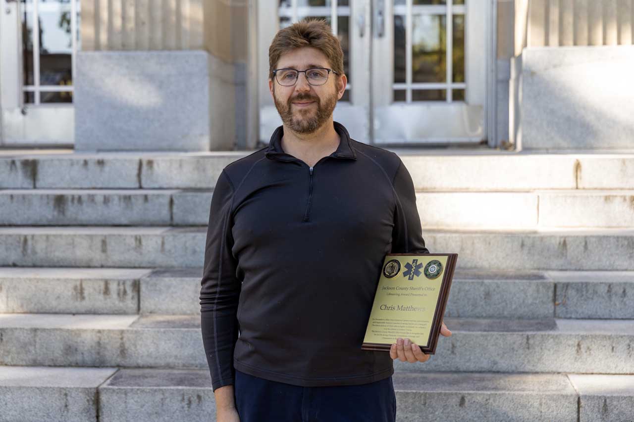 FedEx driver Chris Matthews