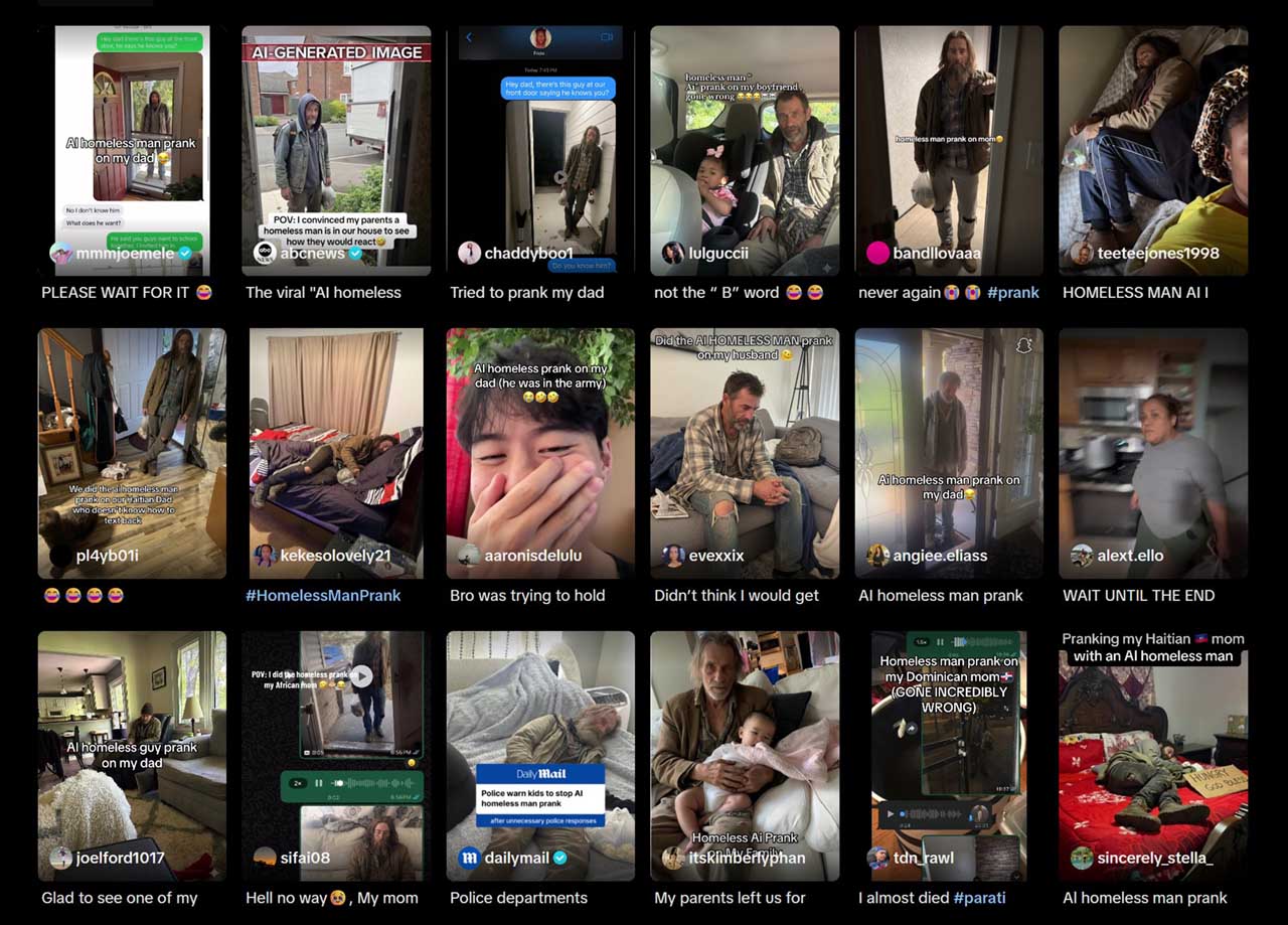 TikTok “Homeless Man” Trend