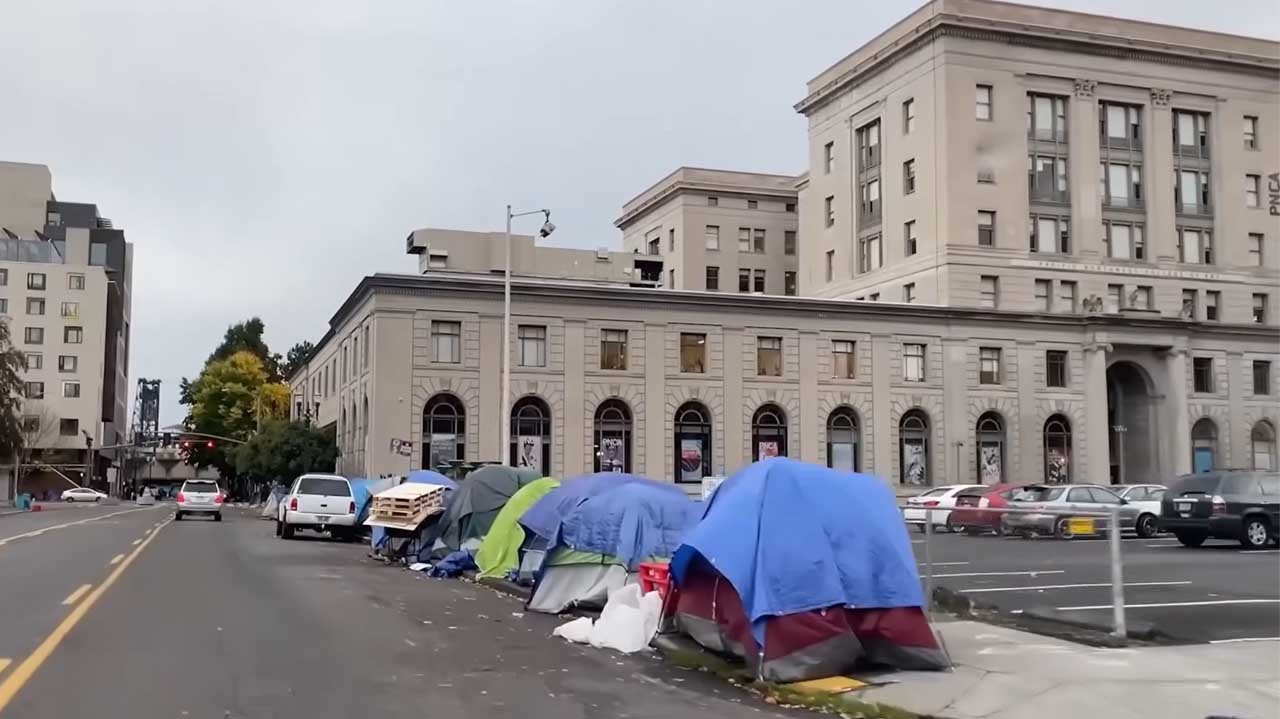 Homeless encampment - Portland, Oregon
