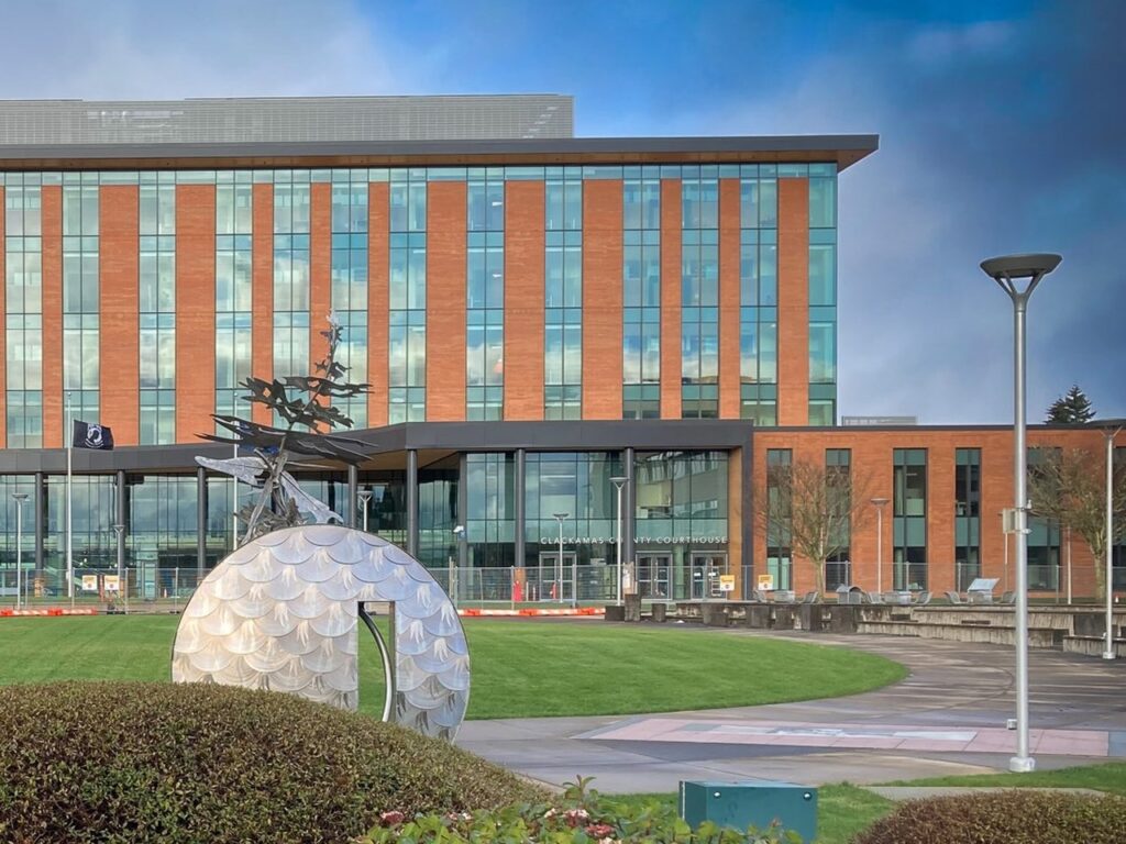 Clackamas County Courthouse in Oregon City